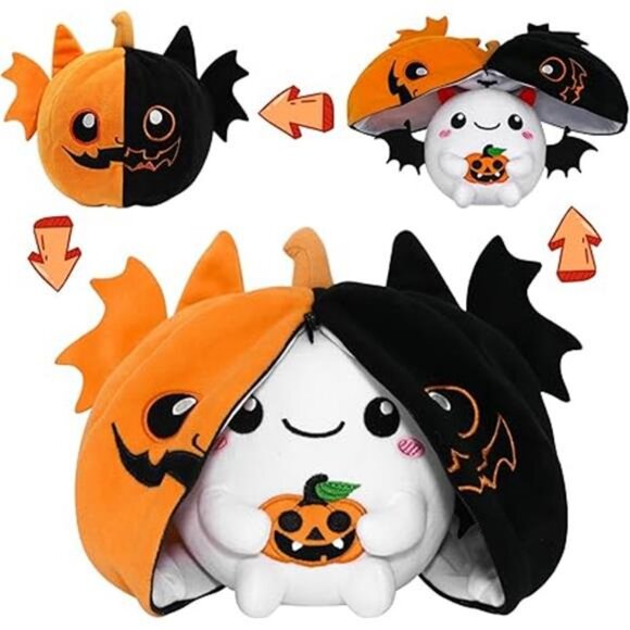 Halloween Plush Toys, Stuffed Animal Plush Pillow, Pumpkins Ghosts Halloween - Picture 7 of 7